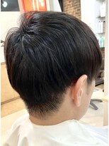 カットハウス はさみの部屋&nbsp;メンズ縮毛矯正/黒髪/マッシュショート/ツーブロ/かりあげ
