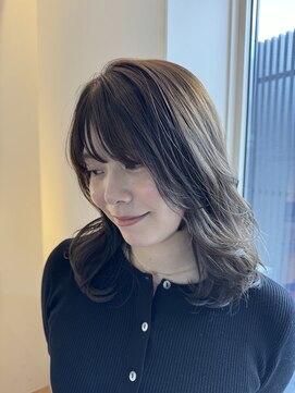 テンペランス(Temperance.) レイヤーカット×ブリーチなしベージュ