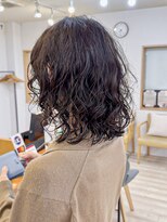 モリオ フロム ロンドン 成増店&nbsp;【morio成増 セリザワ】くりくりパーマ セミロング