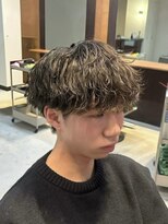 アトラクト バイ ラック 津田沼(Attract by LUCK)&nbsp;シャドウパーマ60%/メンズパーマ/波巻きパーマ/シャドウパーマ