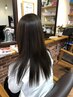 カット＋オイルストレート＋電子トリートメント