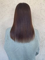 プリモ ココ 鍋島店(Primo coco.)&nbsp;酸性ストレート 髪質改善 アッシュブラウン 透明感カラー 艶髪