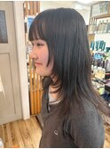 ナチュラルレイヤー/ミディアムレイヤー/シースルーバング