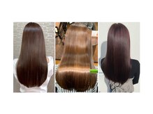 ヘアーアンドメイク グロッシー(HAIR&MAKE GLOSSY)の雰囲気（次世代カラーお任せください◎）
