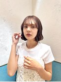ラテグレージュ/レイヤーボブ/韓国巻き/結べるレイヤー/立川