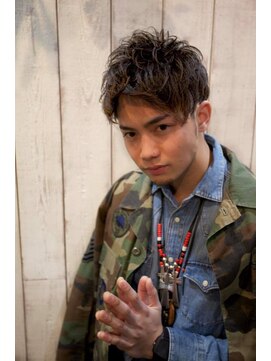 シャルル(charles) 《Charles》くせ毛生かしのナチュラルアップバング