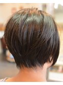 パパっと乾かすだけのショートヘア