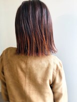 エル セルカ 高田馬場(el CERCA)&nbsp;[高田馬場新宿池袋]オレンジカラー×ハイライトグラデーション