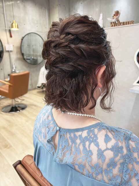 ☆結婚式お呼ばれヘアアレンジ/ゆるふわアレンジ☆