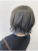 ブルー×アッシュBoB