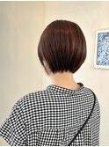 襟足スッキリショートボブ