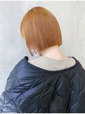 オレンジベージュストレート_チェリーブラウン_ba357212