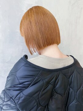 アルバム 渋谷パルコ(ALBUM) オレンジベージュストレート_チェリーブラウン_ba357212