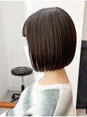 小顔ボブ×美髪[ぱつっとボブ/縮毛矯正/横浜韓国]1