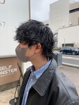 ウルフ波巻きパーマ