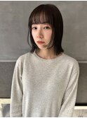パツっとボブ×ステップカット
