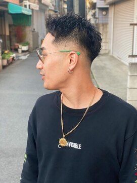 スウェル 船橋店(Swell) ハイライト/マッシュパーマ/ウルフ/アッシュブラック