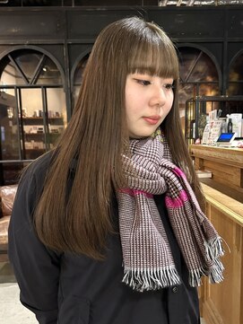 ノラ ヘアーサロン(NORA HAIR SALON) 【大久保】赤み消しオリーブベージュカラー