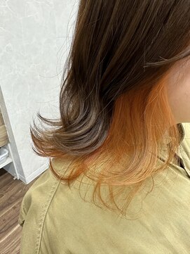 エルパライソ 鯖江店(Elparaiso) インナーカラー オレンジ