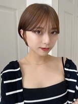 ジーナ 渋谷駅前(Zina)&nbsp;髪質改善＊オリーブベージュショートカット＊美髪【Zina渋谷】