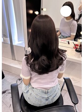 エトバイイオエ(et by ioe) 黒髪/ボブルフ/ネビージュ/小顔/ワンレン/髪質改善/グレージュ