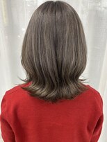 ルノン(LUNON) ミルクティーグレージュ ハイトーン/グレージュ/ボブ/韓国