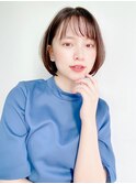 小顔似合わせショートボブ*ナチュラルボブ*前髪ありボブカット
