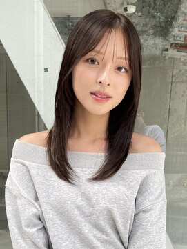 トイ(TOI) ミディアムレイヤー/ケラチントリートメント/シースルーバング