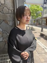 メゾンアメリ(Maison Amelie.) 似合わせカット マッシュショート  ブリーチなしカラー
