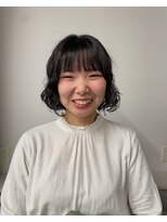 【上條実織】ぬらしてオイルで簡単スタイリング◎ボブパーマ