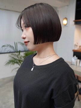 アイドットプラスフェリシア 表参道(i.+FERiCIA.) 10代 20代 30代ニュアンスカラー似合わせカットフルバング顔周り