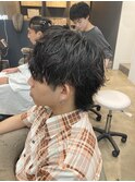 MEN’S HAIR/サーフカール/刈り上げセンターパート/船橋