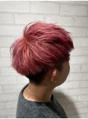 20代30代大人可愛い透明感ピンクブラウンケアブリーチ小顔