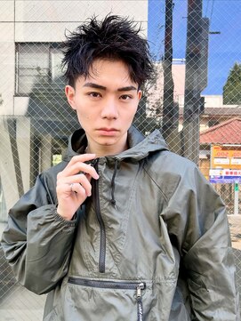 ヒュージ 三軒茶屋(huge) スパイキーショート/ニュアンスパーマ/メンズカット/メンズ