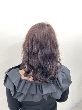 コテ巻き風パーマ韓国風パーマ