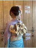 アナヘアアレンジ(成人式/振袖/ヘアセット/ヘアメイク)