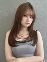 ロンドイディールバンダイ 新潟万代(Lond ideal)&nbsp;巻ける縮毛矯正×ローレイヤー×ブラウンベージュ