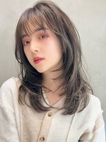 オーウェル 銀座(Owelle) レイヤーカットグレージュカラー髪質改善艶髪/銀座有楽町日比谷