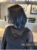 ハイライト/ダークアッシュ似合わせカットミディアムレイヤーm7