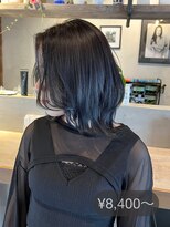 マスカリ(muscali)&nbsp;ハイライト/ダークアッシュ似合わせカットミディアムレイヤーm7