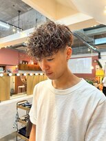 エディ(Edy) メンズスペインカールツイストスパイラルパーマ刈り上げマッシュ