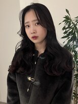 サンデイズド(SUNDAZED)&nbsp;ダークラベンダー/セミロング/巻き髪