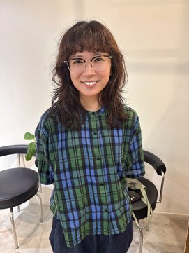  fit stand 千葉/ショートボブ/カット/パーマ/ダブルカラー/トリートメント/縮毛矯正 イメチェン/ピンクベージュ/アンブレラカラー[千葉]