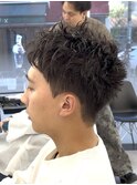 MEN’S/リバースセンターパート/ニュアンスパーマ/藤沢美容院