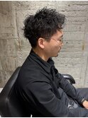MEN’S HAIR/サーフカール/刈り上げセンターパート/太田