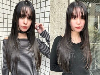 グリーン 表参道(green)の写真/【学割U24】カット＋カラー＋TR￥5,000 お手頃価格で通いやすい価格設定【顔周りレイヤー/レイヤーカット】