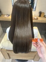 ブルーム ヘア デザイン ドゥーエ(bloom hair design due) 塚口 髪質改善カラー|赤みを消した柔らか透明感カラー