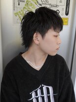 ウーズ ハラジュク(Ooze.HARAJUKU) ハッシュカットグレージュデザインカラーツートーンカラー原宿