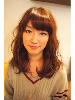 ミルトナップ(mildnap)&nbsp;厚めバングとふわパーマ