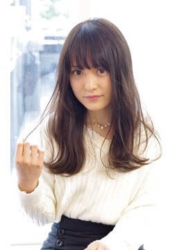 ブロック(BLOCK) フリンジバンググレージュ